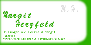 margit herzfeld business card